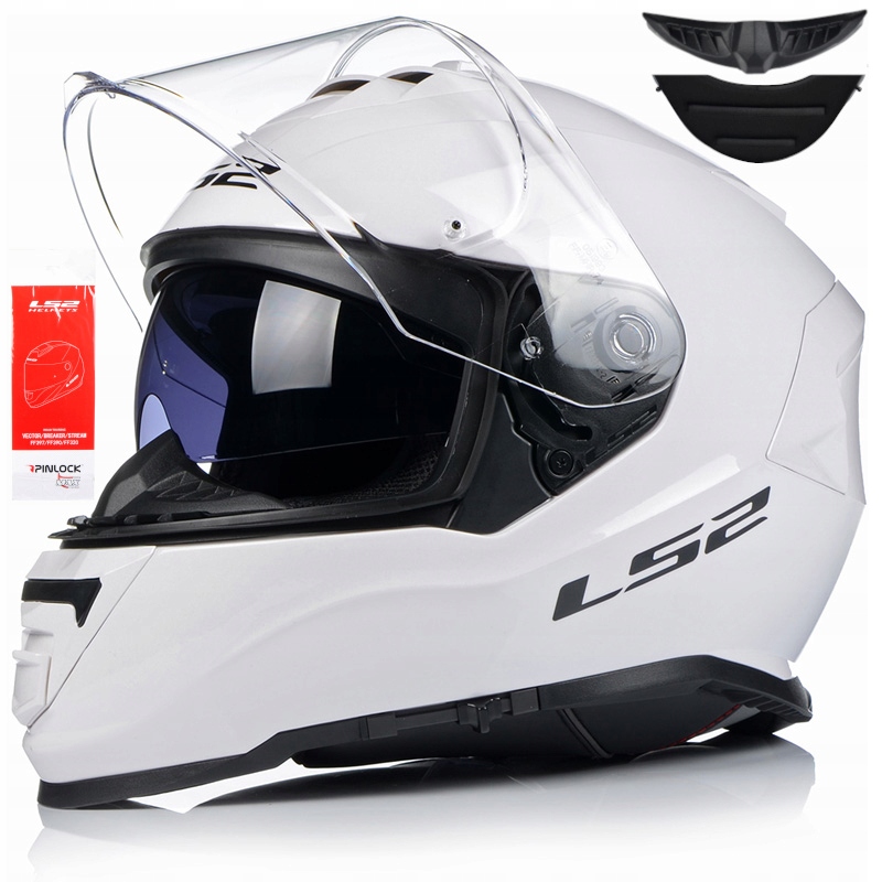 LS2 FF800 Storm White Motocyklová Prilba Set 3XL