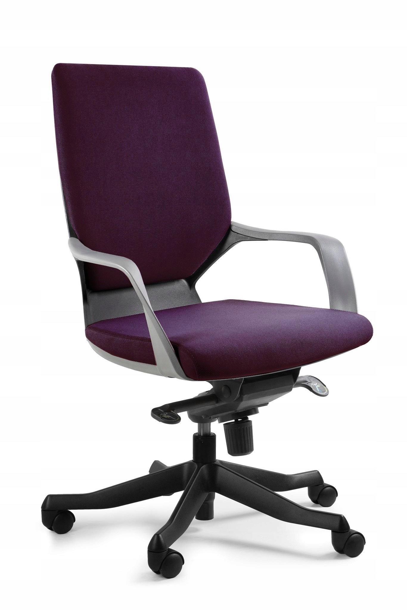 Krzesło Biurowe Apollo M Burgund – Fotel Komputerowy Ergonomiczny Obrotowy