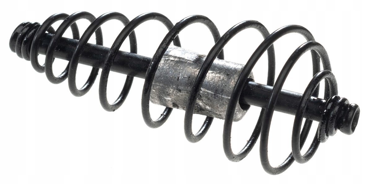 Sprężyna zanętowa czarna 6cm z obciążeniem 10g Jaxon AC-PSC0610