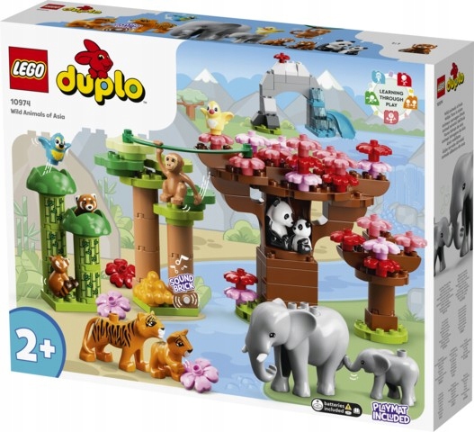 LEGO - DUPLO - DZIKIE ZWIERZĘTA AZJI - 10974