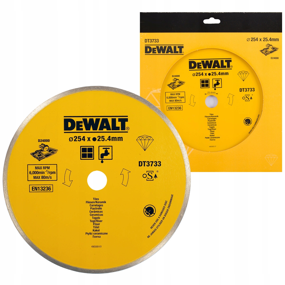 Keramický Diamantový kotouč 250x25,4 DeWalt DT3733