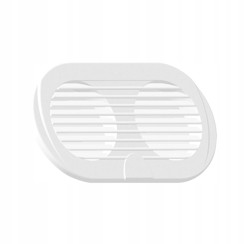 Kratka Went. Podwójna 195X105 mm Biała 07906