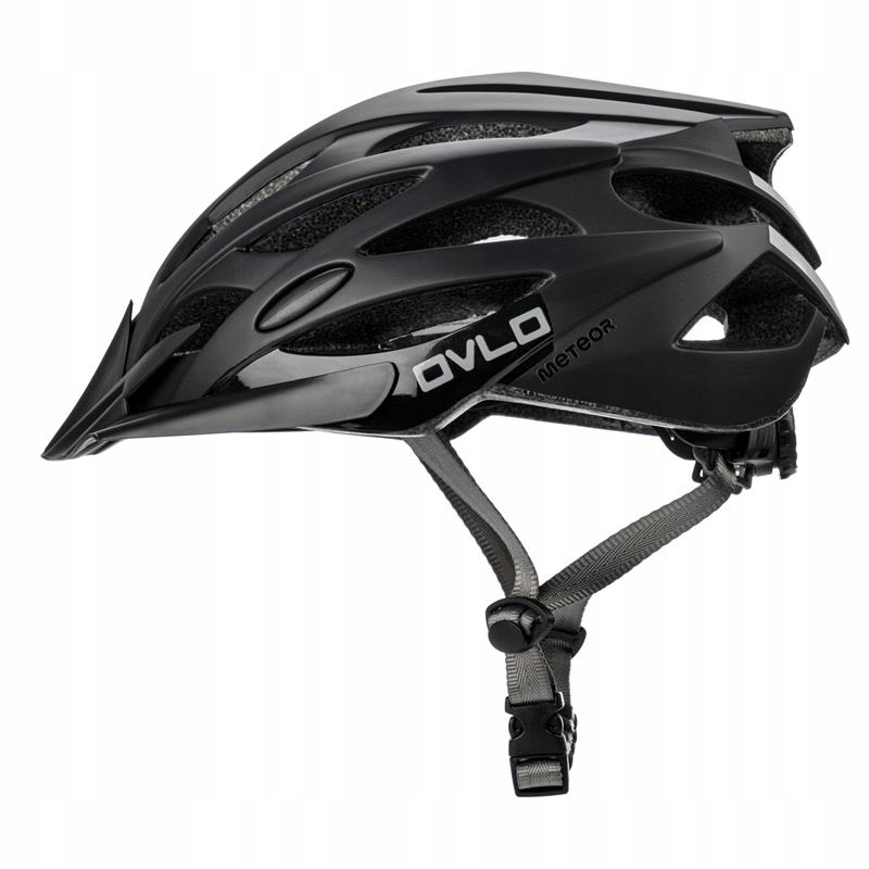 Kask rowerowy Meteor Ovlo S 52-56 cm czarny
