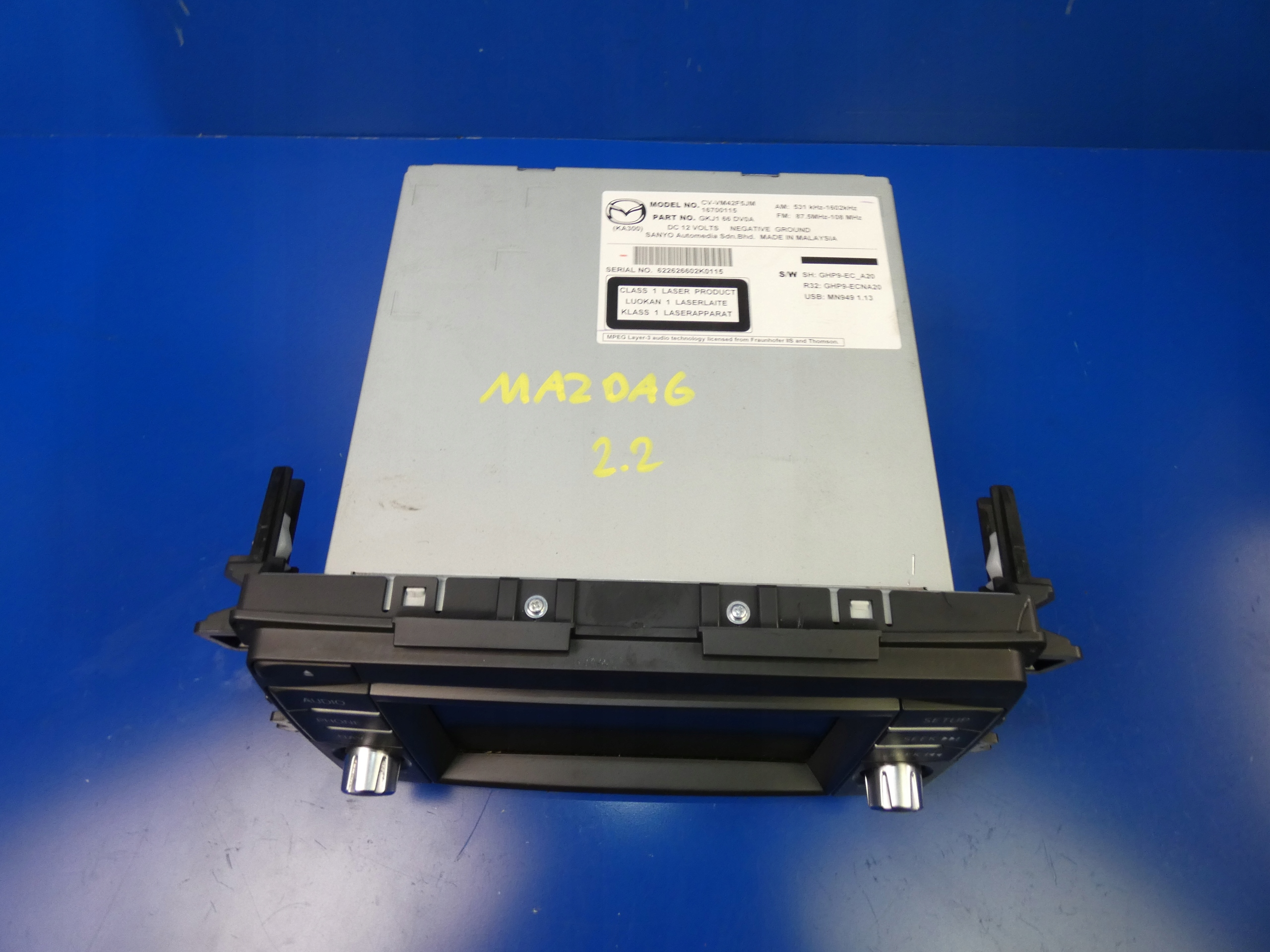 MAZDA 6 III GJ RADIO FABRYCZNE Navigation