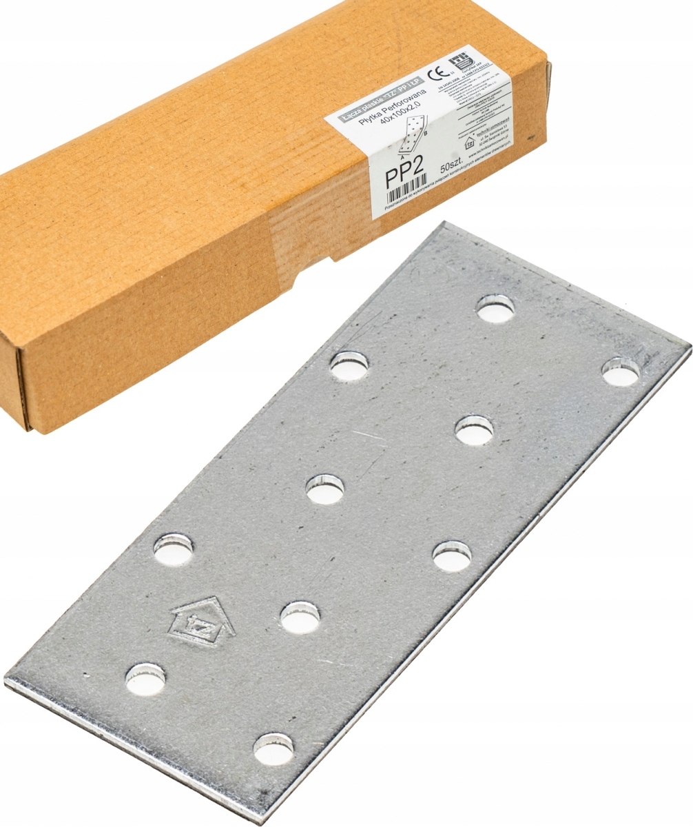 

50x Łącznik ciesielski 100x40 2mm płaskownik PP2