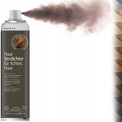 HairFor2 400 ml Mikrovlákna ve spreji Zahušťování