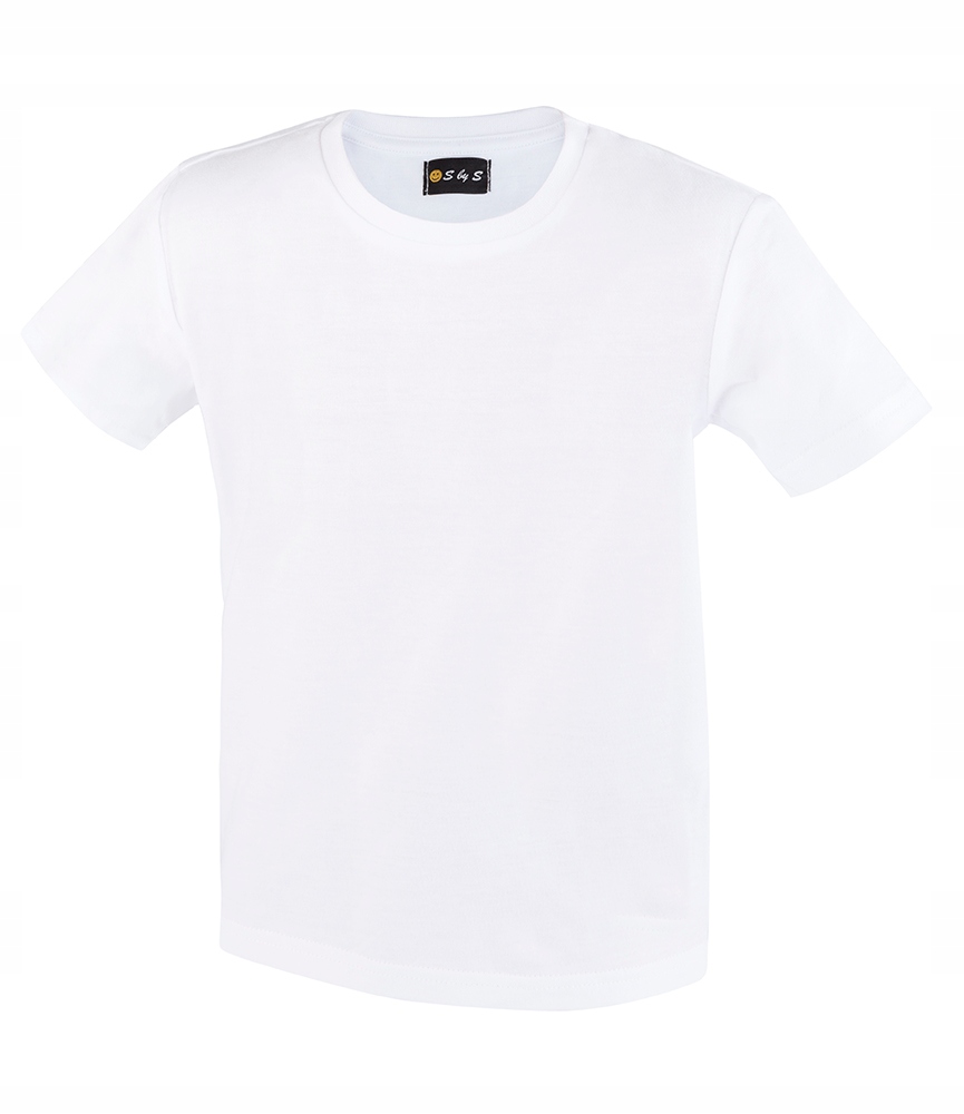 Хлопок белая футболка детская В-F. T-shirt 128