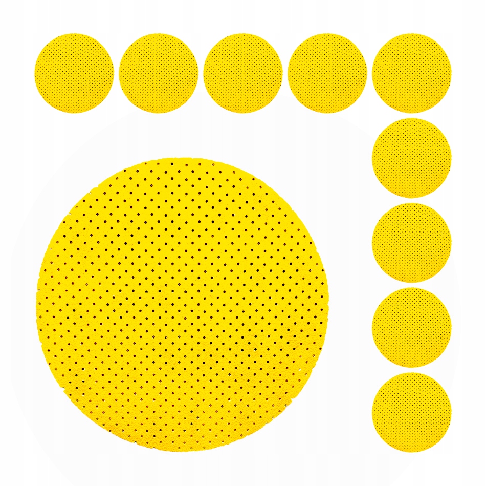 Papier Ścierny Krążek Do Żyrafy Gipsu Gładzi Ścian 225 mm 220 10 szt.