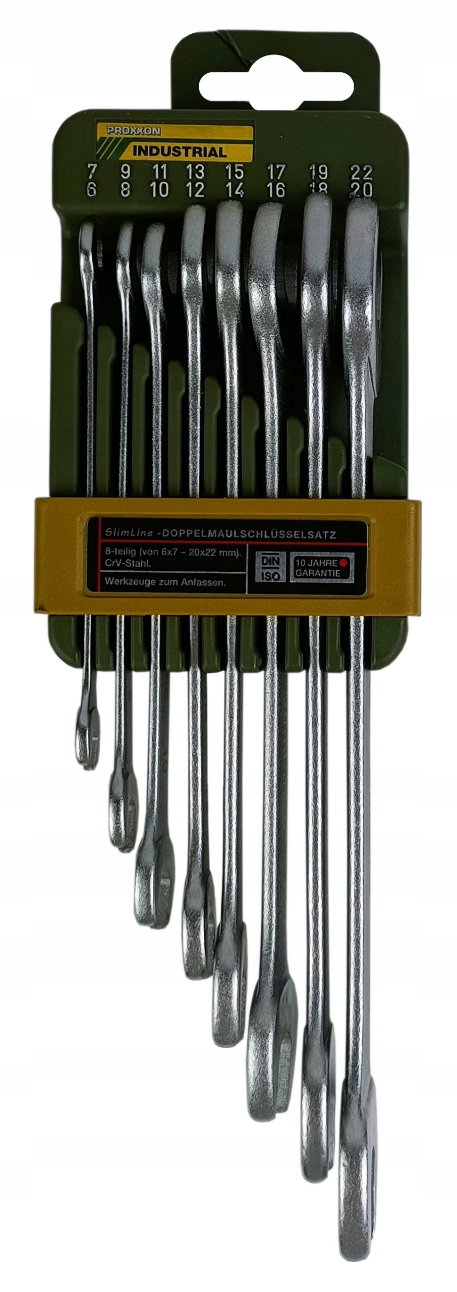 Proxxon 23800 klucze płaskie 6-22 mm Slim Line zestaw 8 sztuk