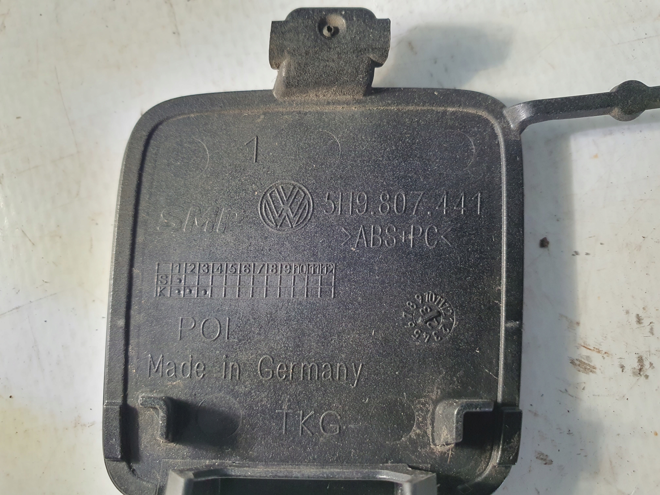 VW GOLF 8 KOMBI 5H9807441 Copri Paraurti posteriore