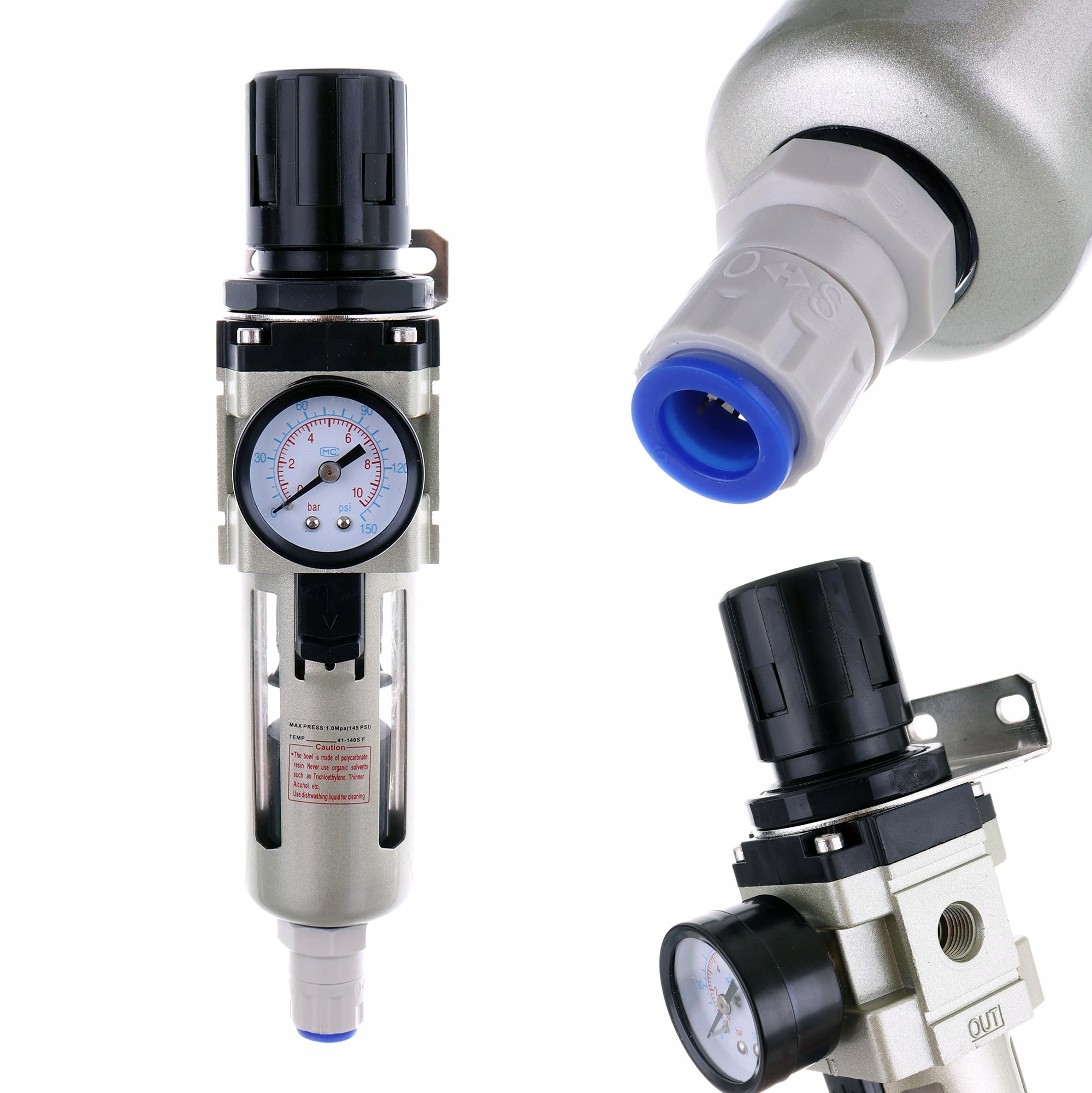 Filtr POW+REDUK.AW3000-02D 1/4" (ch) 20um Auto Drain