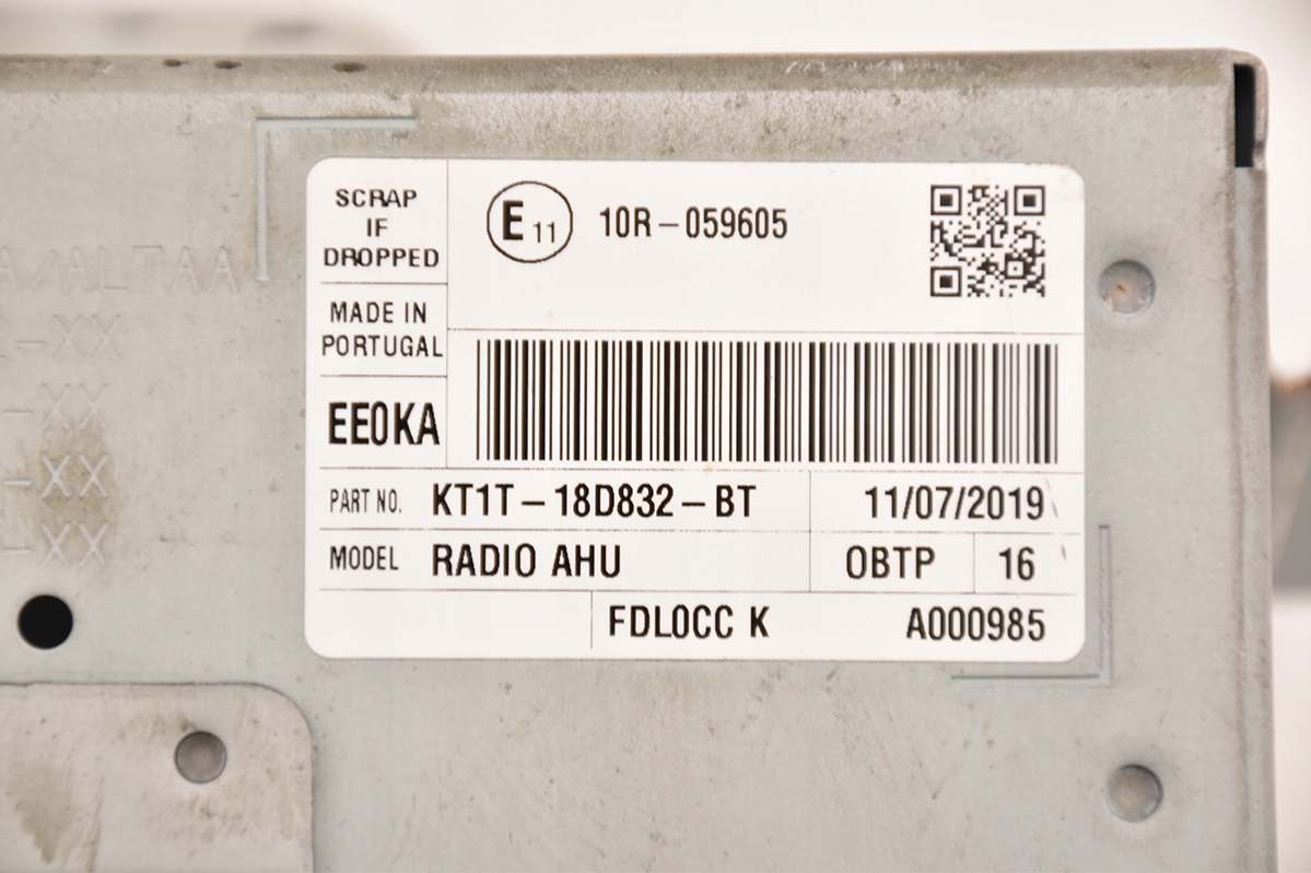 radio navigation * FORD TRANSIT CONNECT KT1T18D832BT
