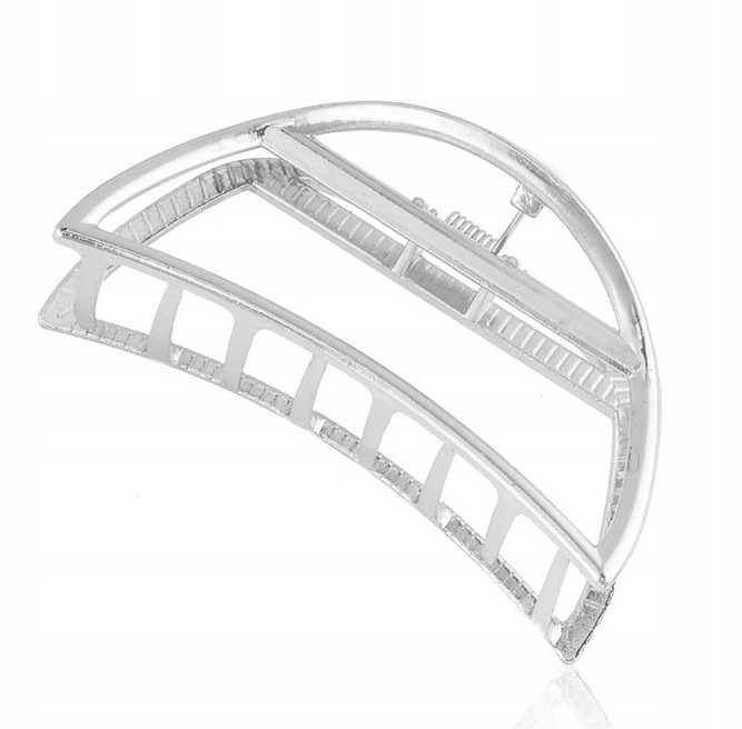 

Klamra Do Włosów Metalowa Srebrna 7 cm
