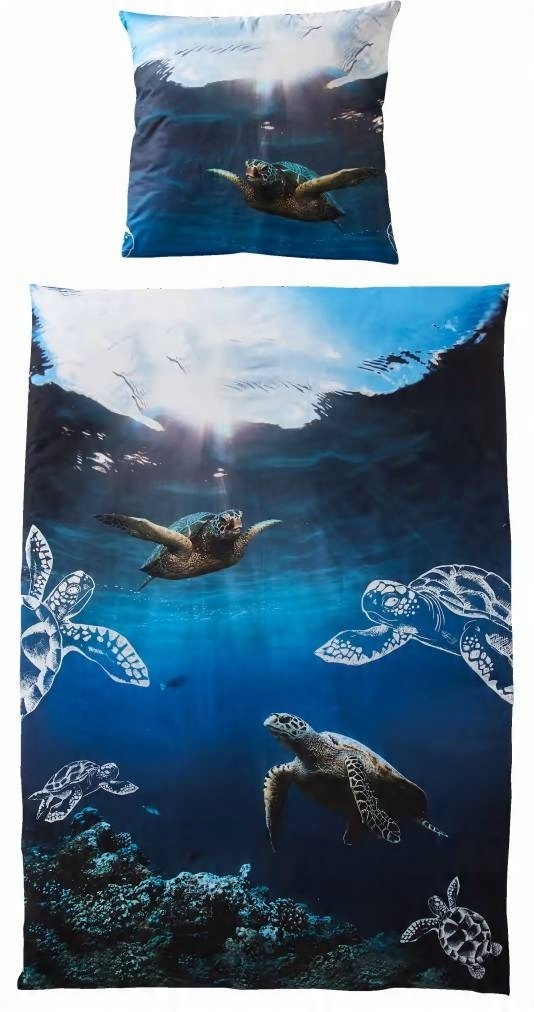 

Ocean Rybki Nemo Rekin Pościel 140x200 Bawełna