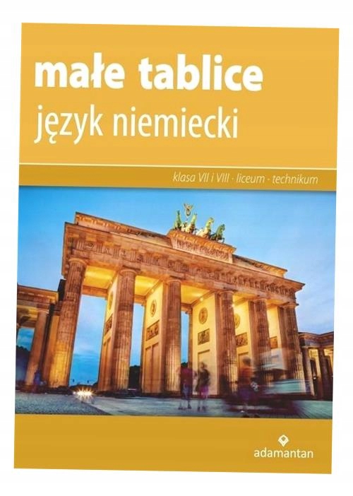MAŁE TABLICE. JĘZYK NIEMIECKI W. 2019 ADAMANTAN MACIEJ CZAUDERNA, ROBERT GR