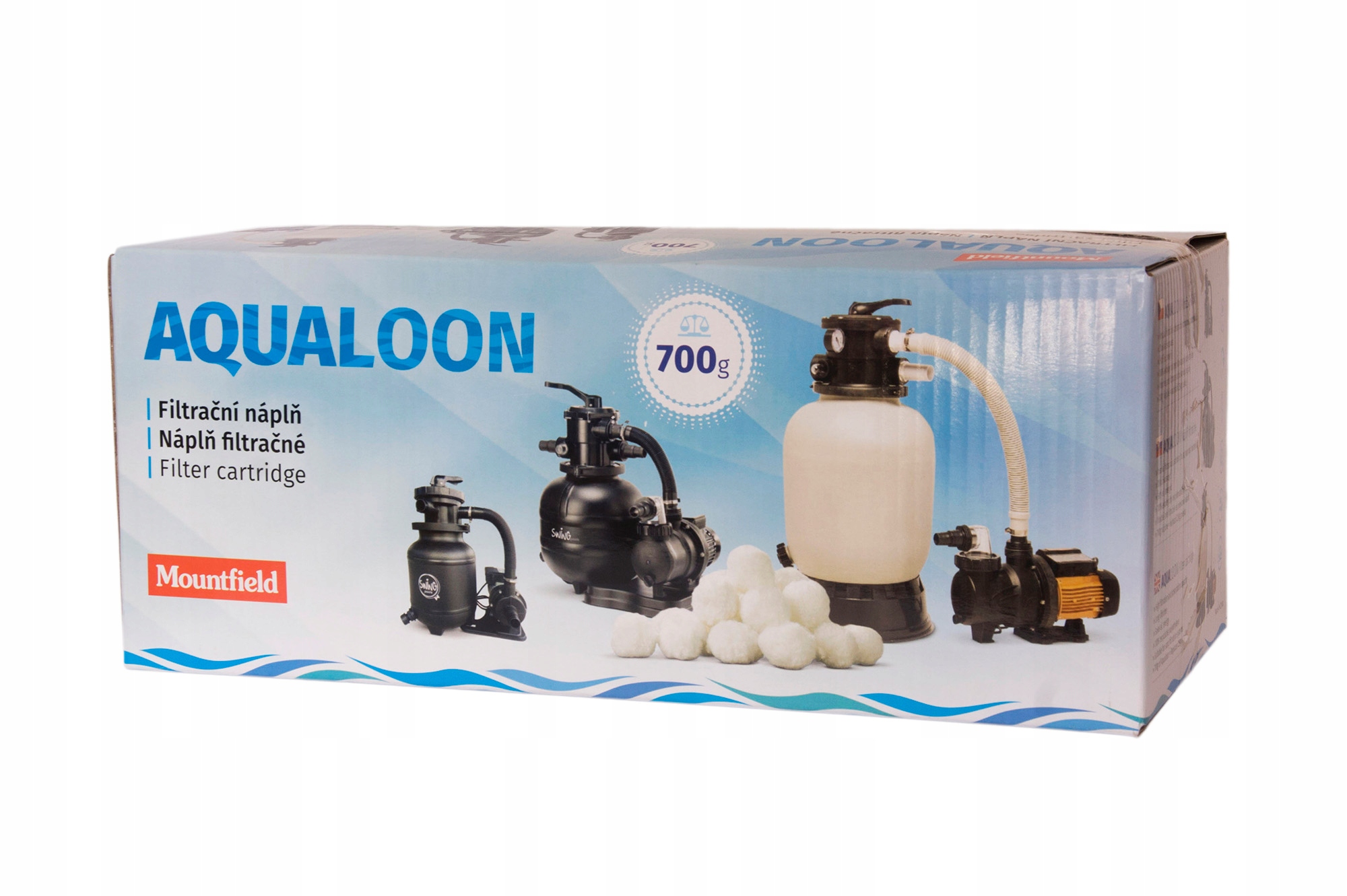 Aqualoon Aquawool kulki do filtra 700g=25kg piasku