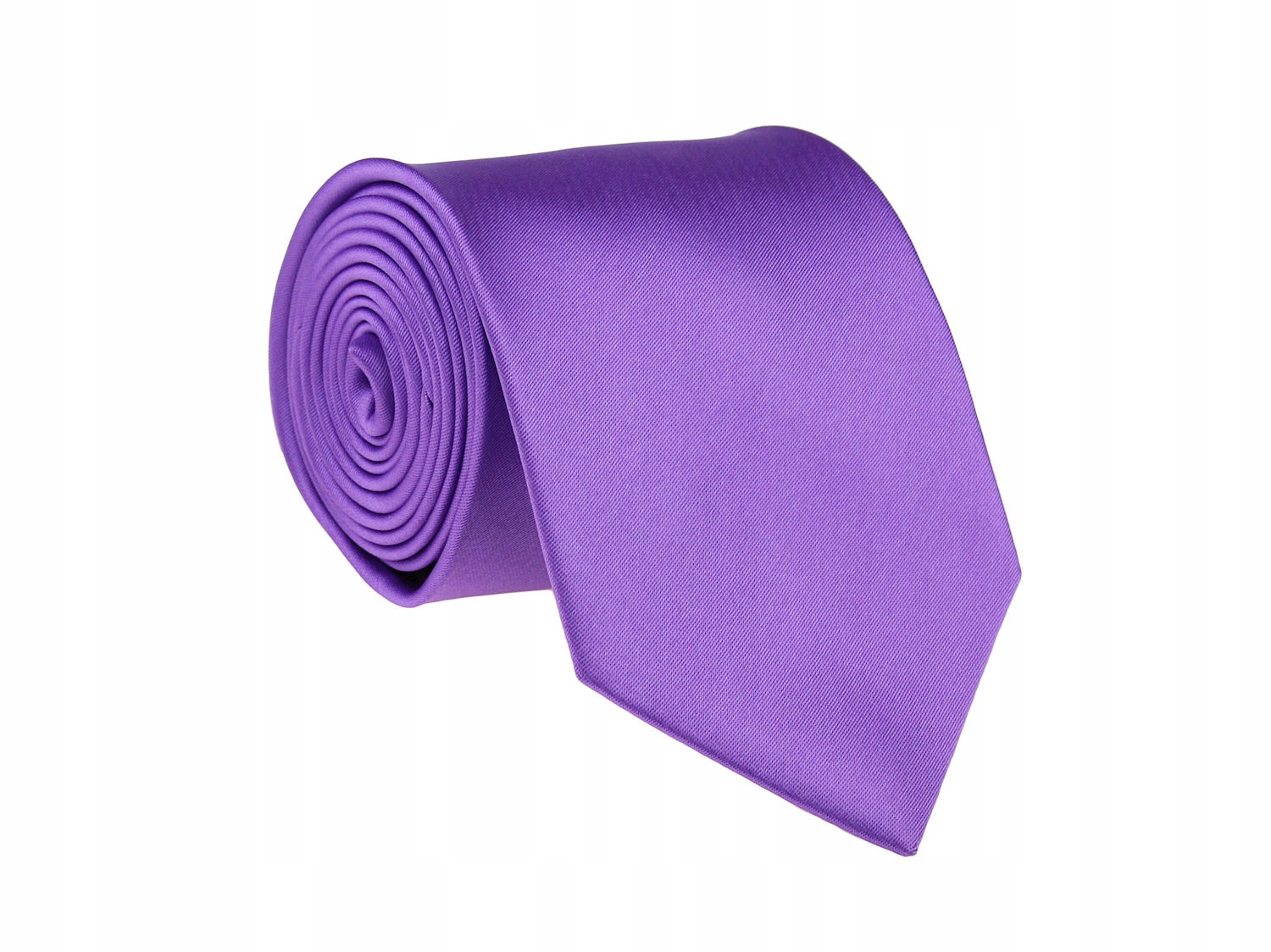 

Klasyczny Gładki Męski Krawat Jasny Fioletowy