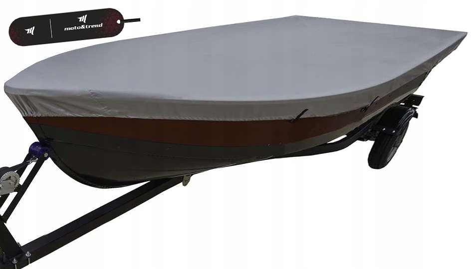 Pokrowiec plandeka na łódź wędkarską 110g 390-420