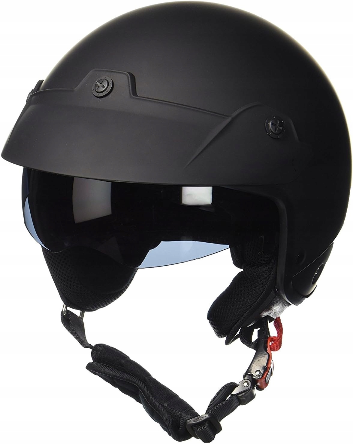 Motocyklová prilba na skúter Kyon H-740 Mat Black S 55-56 cm