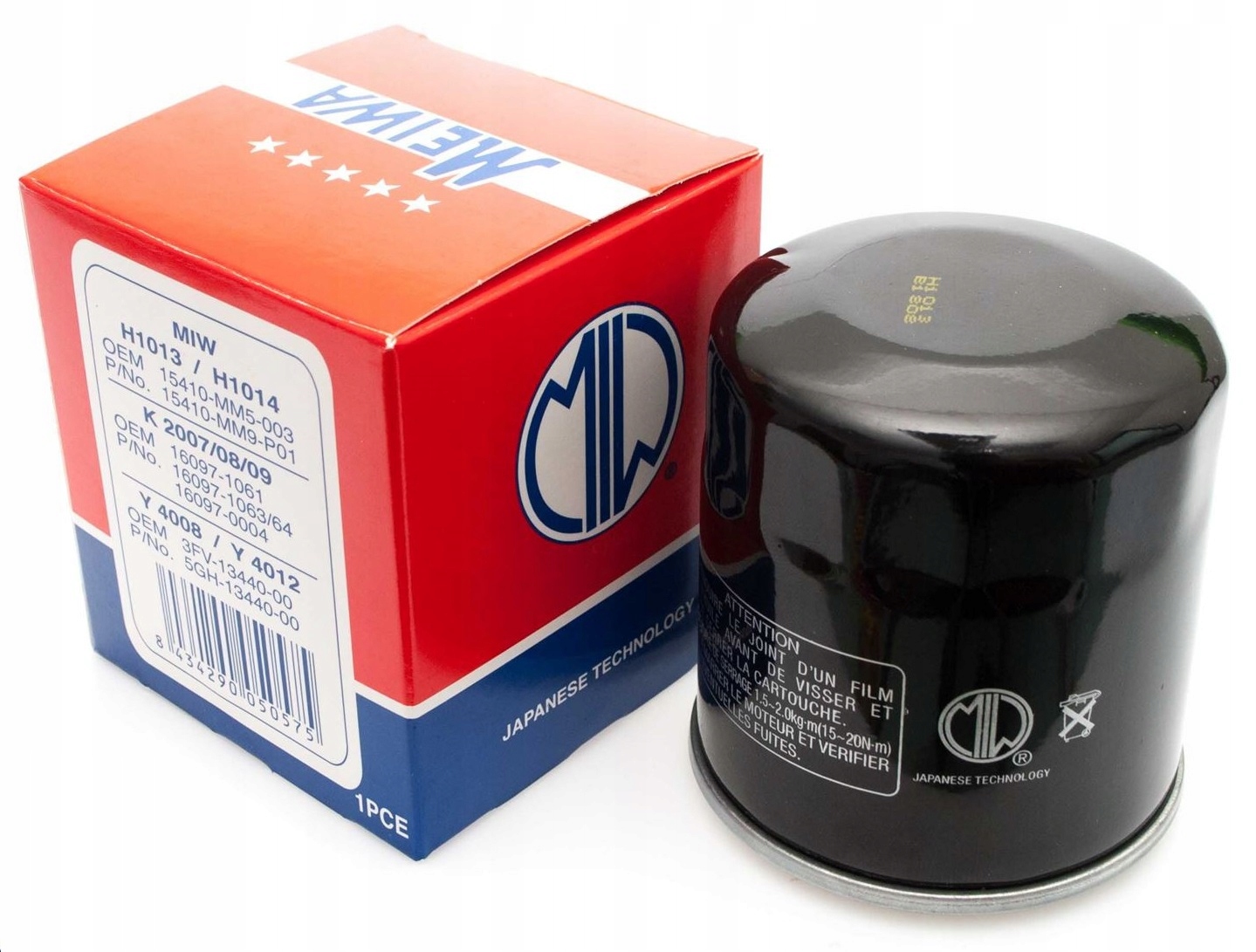 

Filtr Oleju Miw H1013 HF303 Honda Kawasaki Yamaha