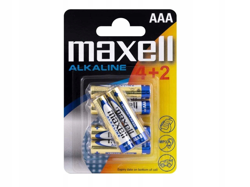

Baterie Aaa LR03 Maxell Alkaline (6 szt.)