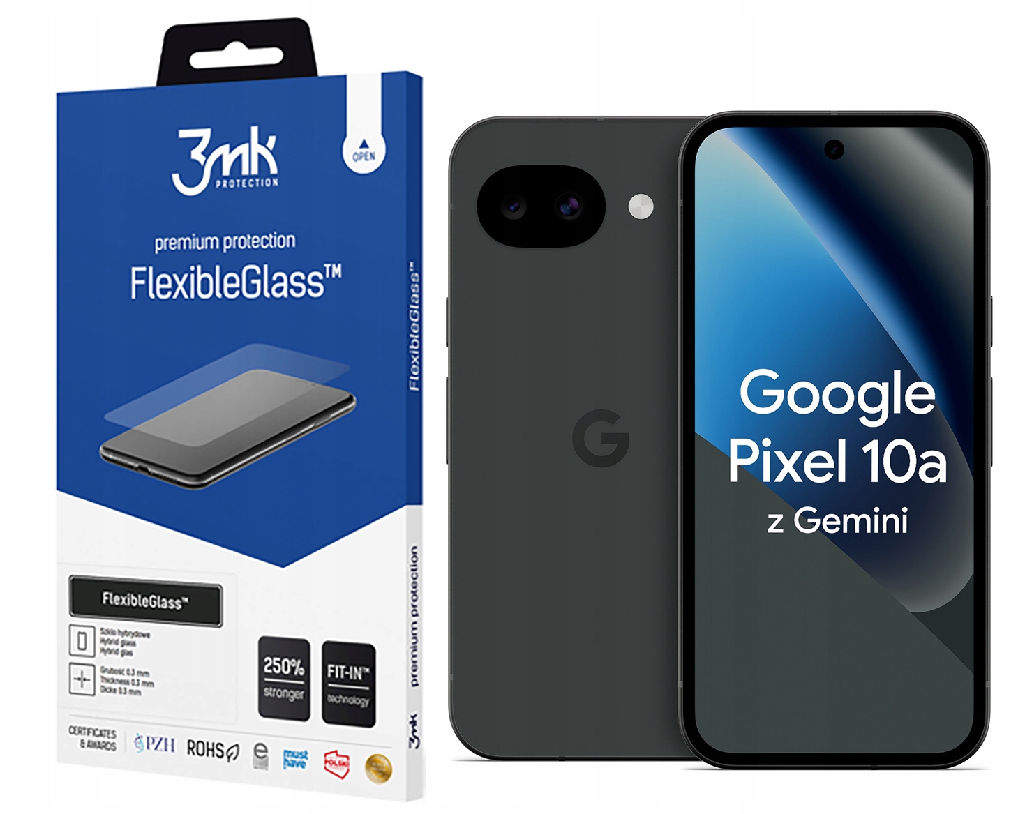 3MK Hybridné sklo FlexibleGlass pre Google Pixel 10A