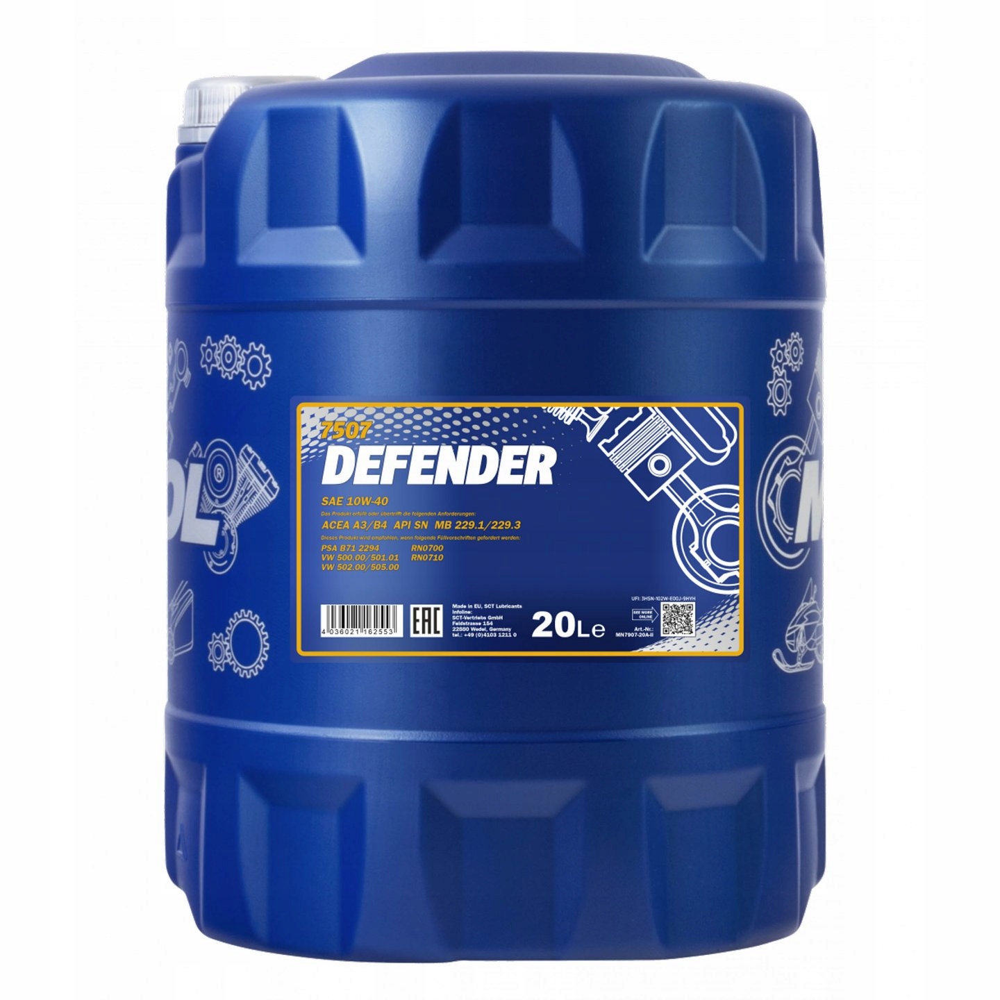 

Olej Silnikowy Mannol Defender 10w40 20L