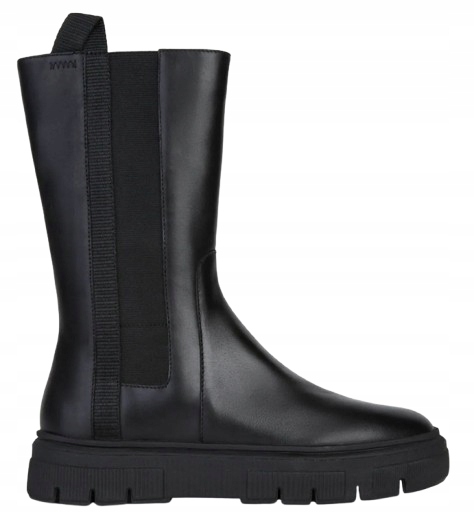 Geox Dámské Kotníkové Boty Černé Se Zasouvací Kůží 39 Ž3I