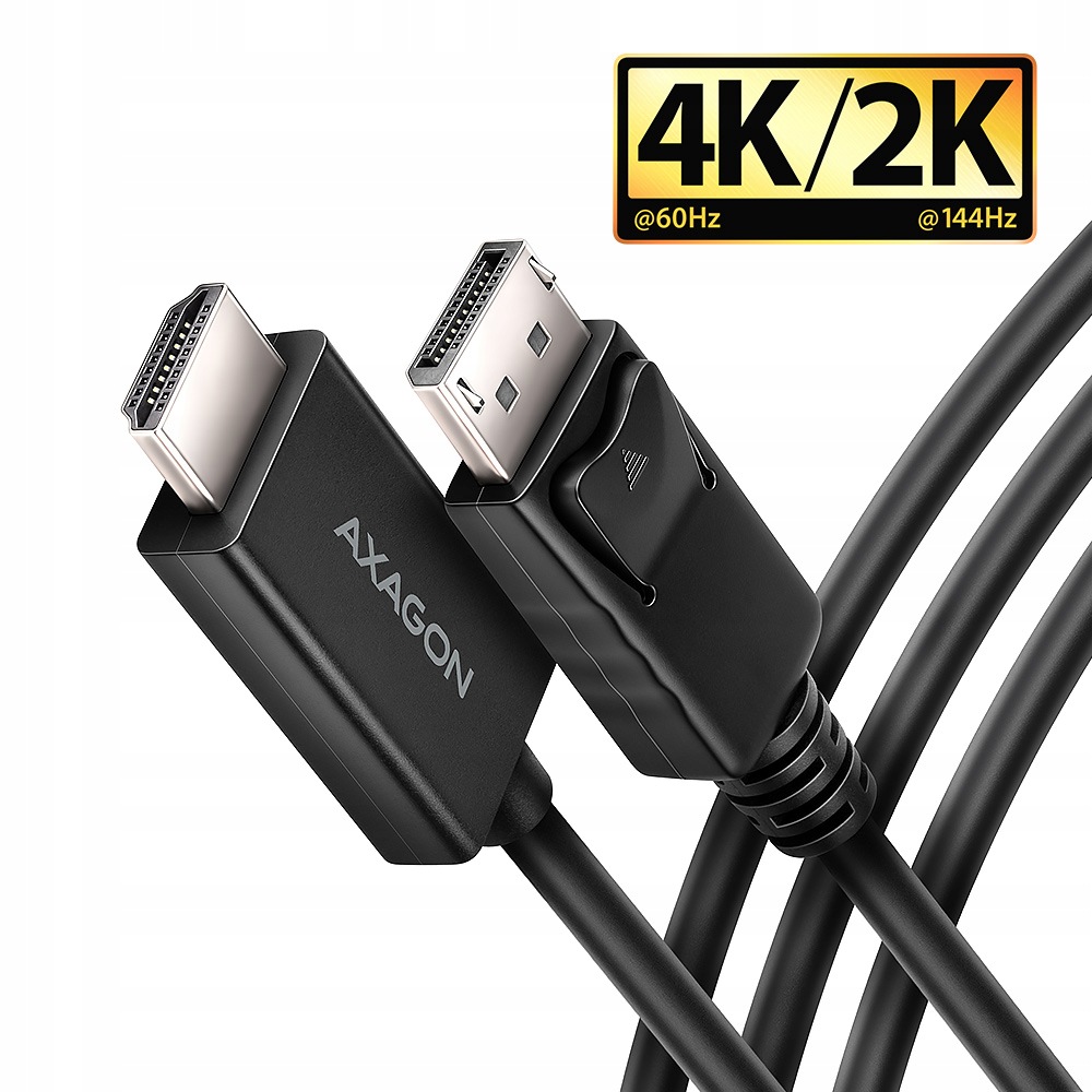 Axagon RVD-HI20C2 Kabel DisplayPort -> Hdmi 2.0b 1,8 m, 4K/60Hz Axagon