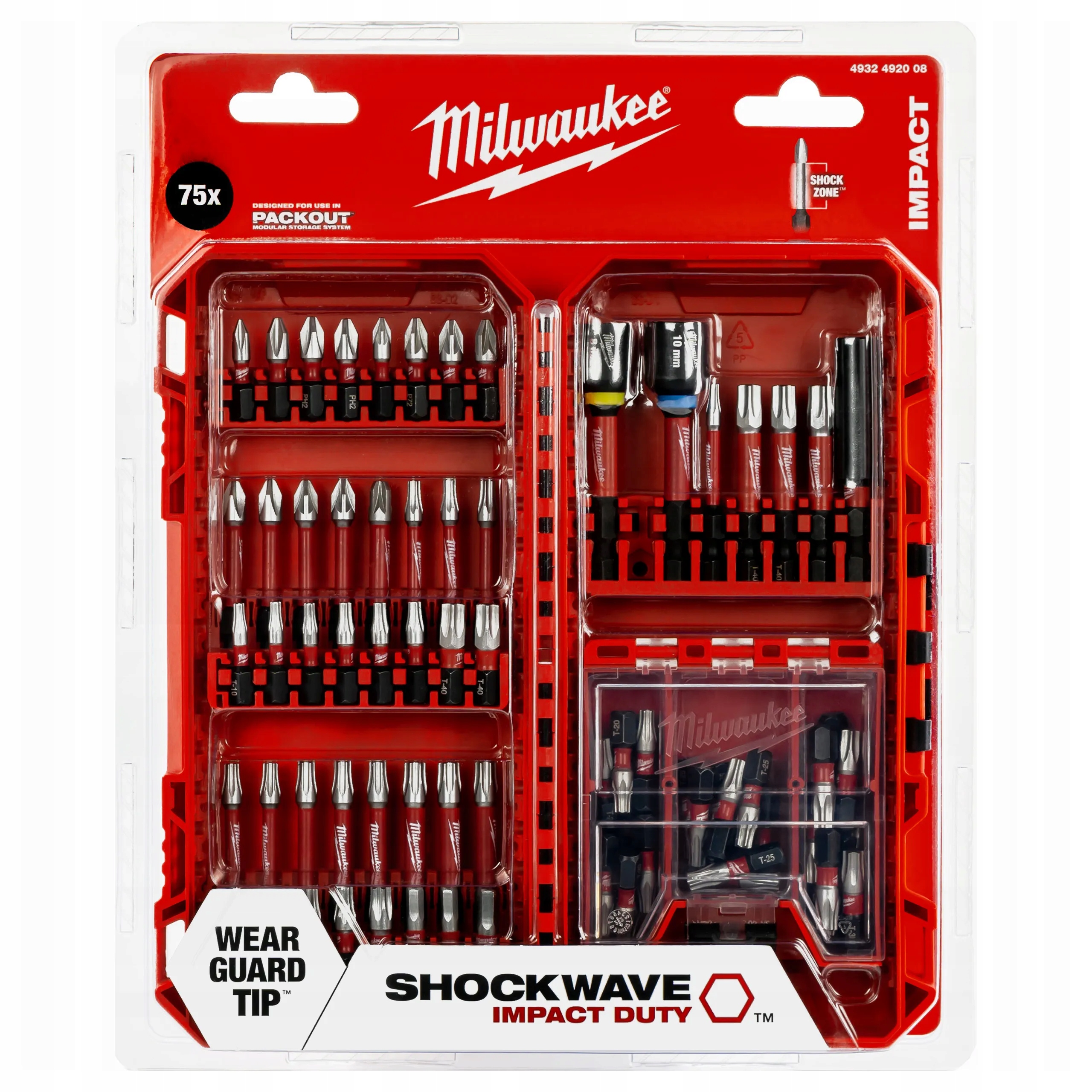 Sada bitov Shockwave XL Box (tx) 75 ks