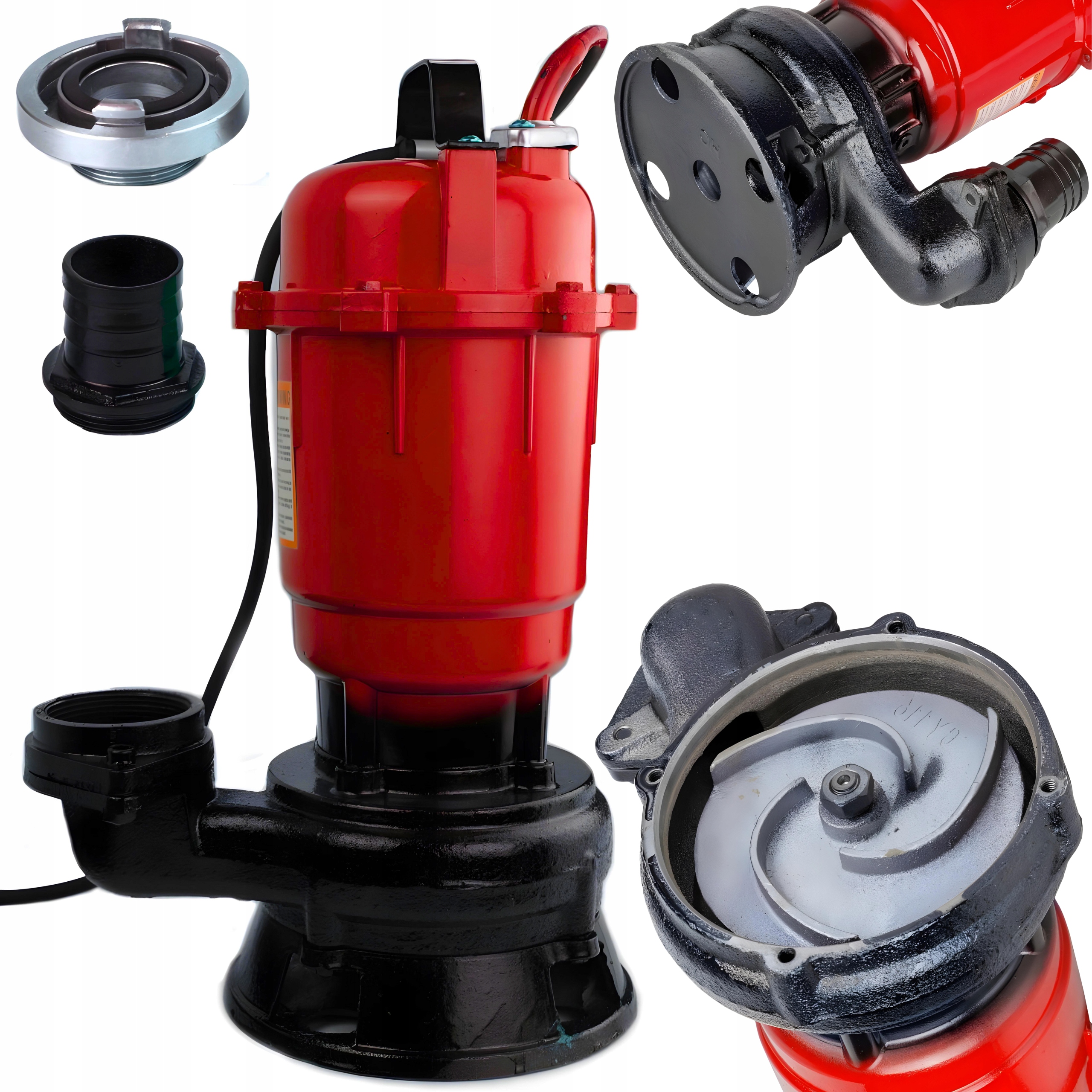 POMPA DO WODY BRUDNEJ CZYSTEJ SZAMBA Z ROZDRABNIACZEM 4150W BARDZO MOCNA