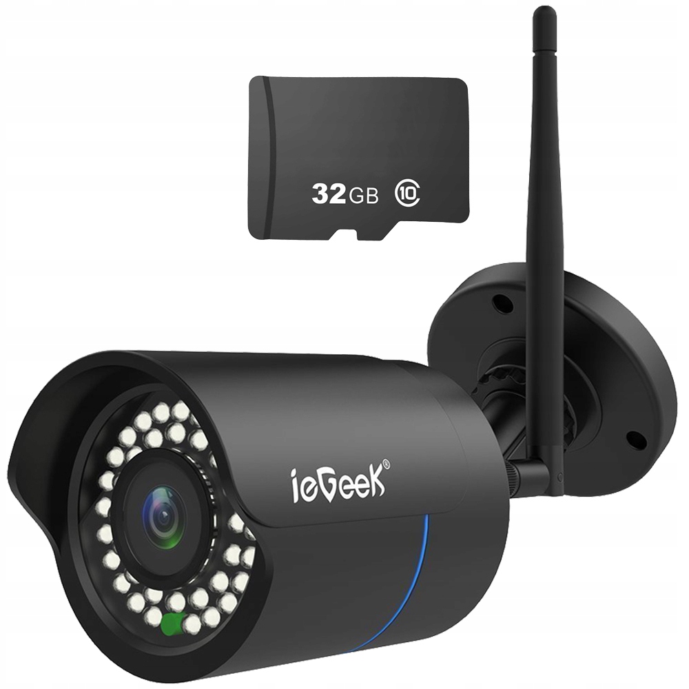 KAMERA ZEWNĘTRZNA INTELIGENTNA IP WIFI HD 2MP 32GB