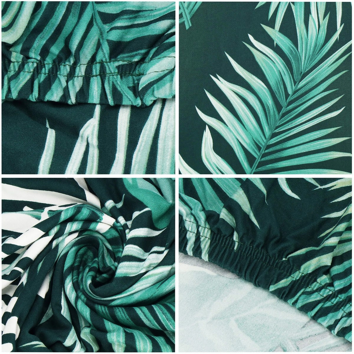 POKROWIEC NA KRZESŁO LIŚCIE WZORY ELASTYCZNY UNIWERSALNY GRUBY POKROWCE Marka Springos