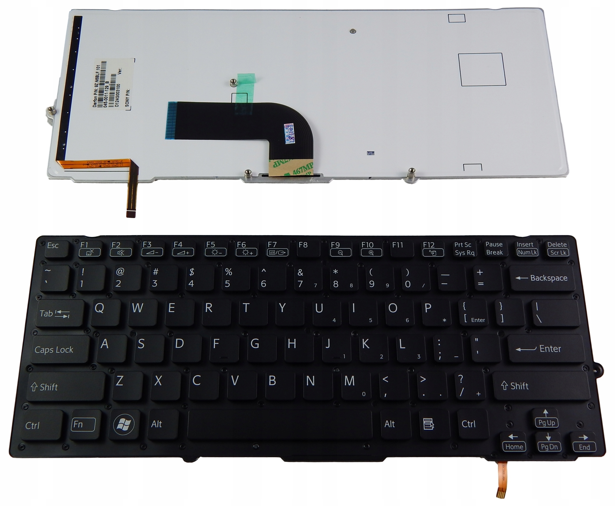 

Klawiatura Sony Vaio PCG-4121GL Podświetlana Led