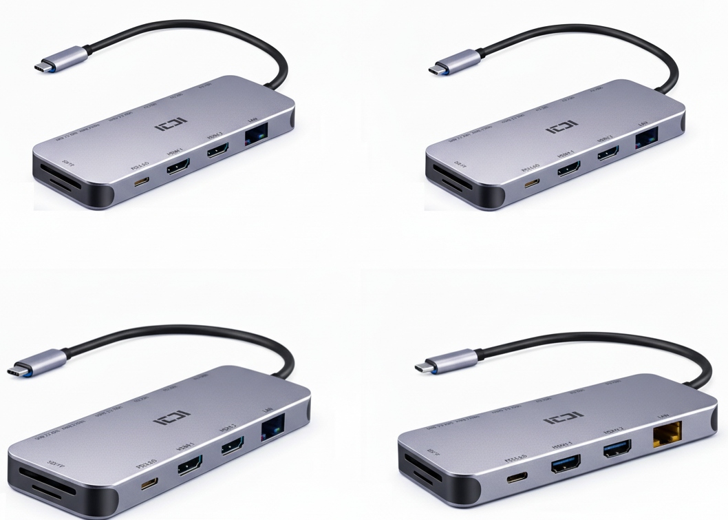 Stacja Dokująca Rozszerzenie Portów Do Laptopa Asus Ładuje Ładowanie Pd