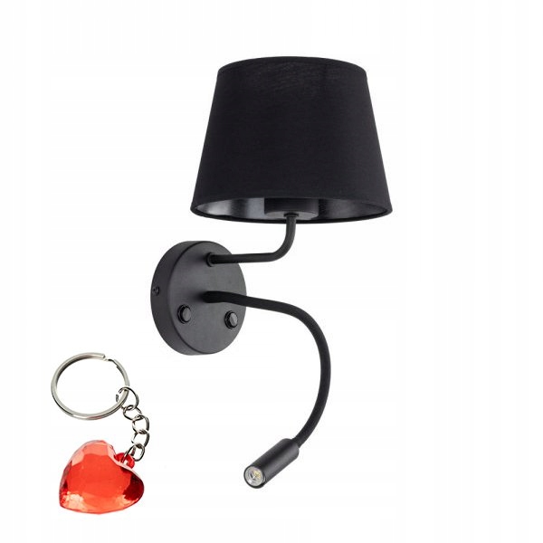 Nástenné svietidlo na čítanie Maja Black 10081 Tk Lighting