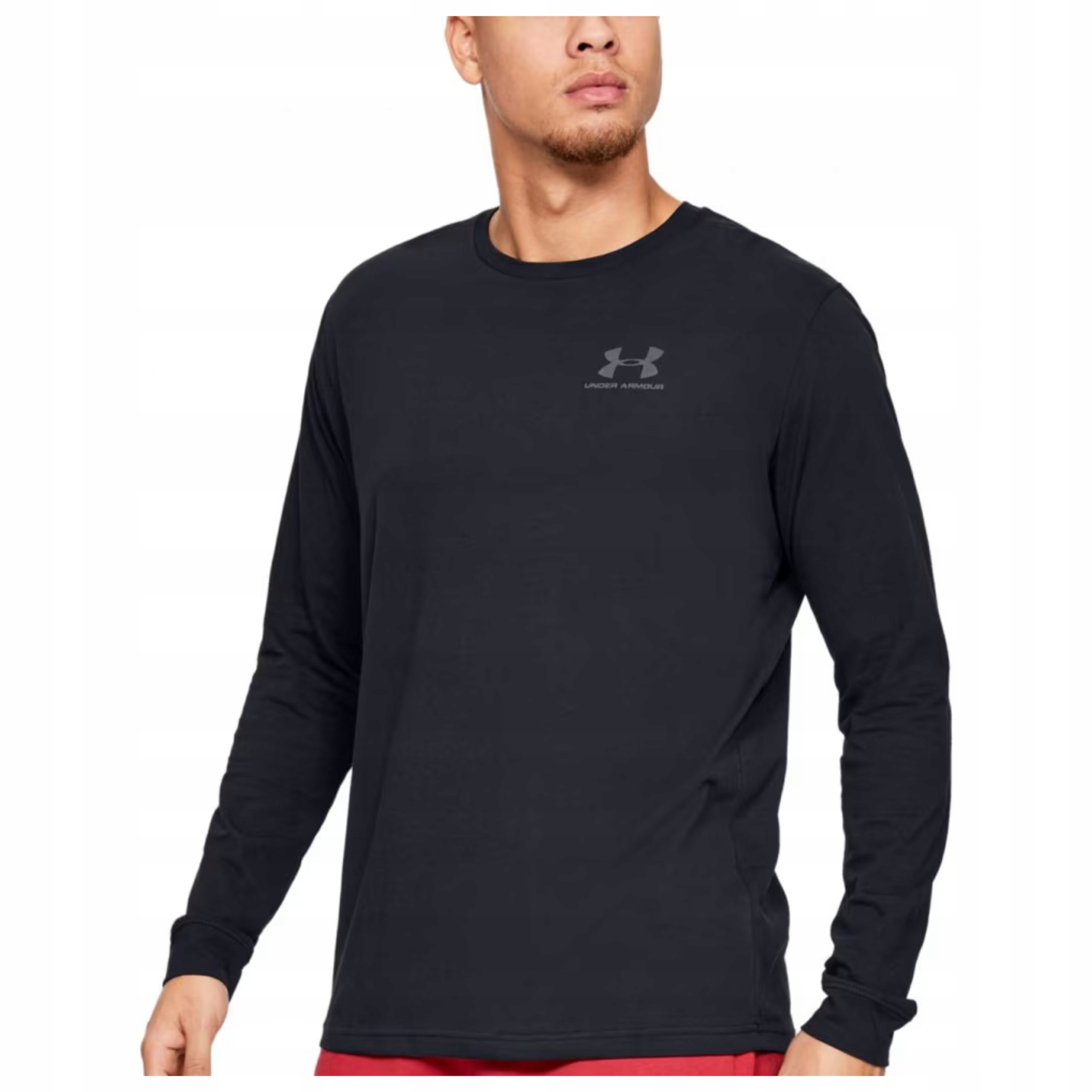 Męska Koszulka Z Długim Rękawem Under Armour Bawełniana Luźna S