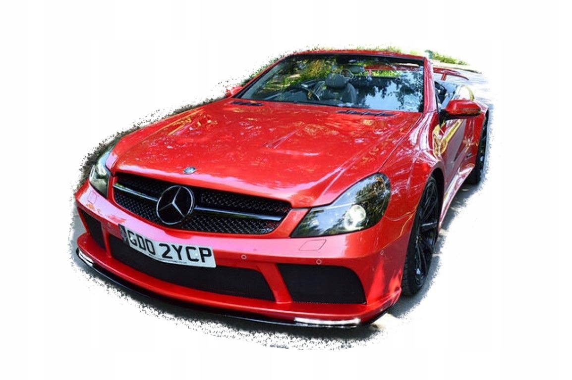 MERCEDES SL R230 BODY KIT BLACK + SERIES SPOILER