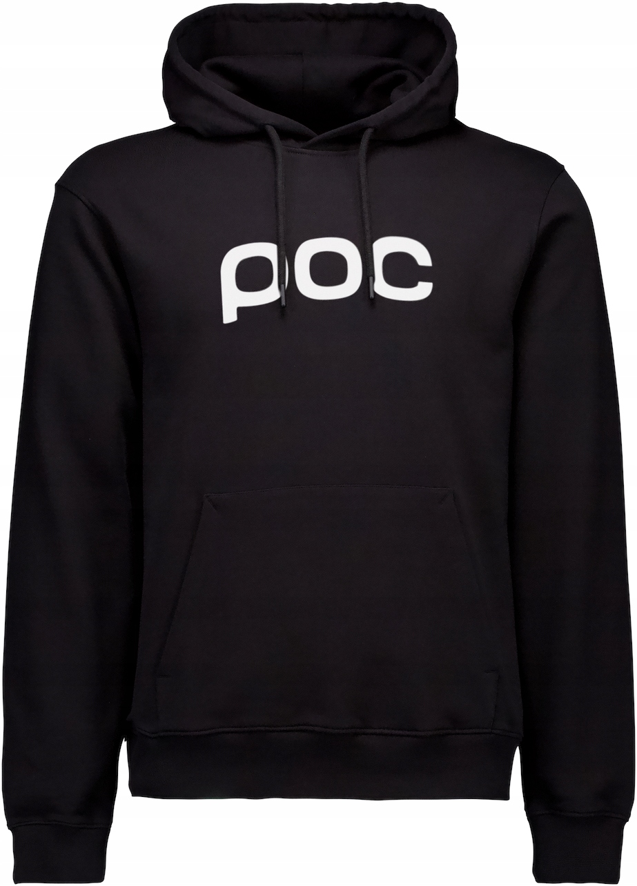 Bluza Bawełniana z Kapturem Poc Hood Uranium Black/Hydrogen White r. L
