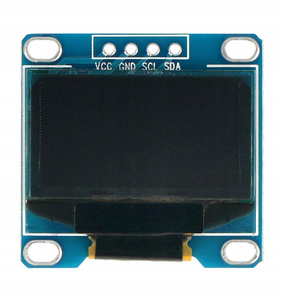 

Wyświetlacz Oled 128x64 0.96 SSD1306 I2C Biały