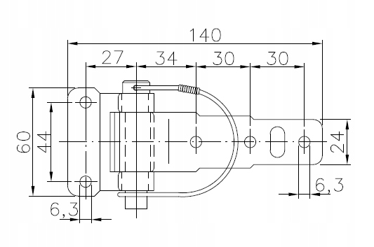 ZAWIAS BURTY BURTOWY ZACZEP OCYNK DEMONTOWANY ORYG Marka Winterhoff