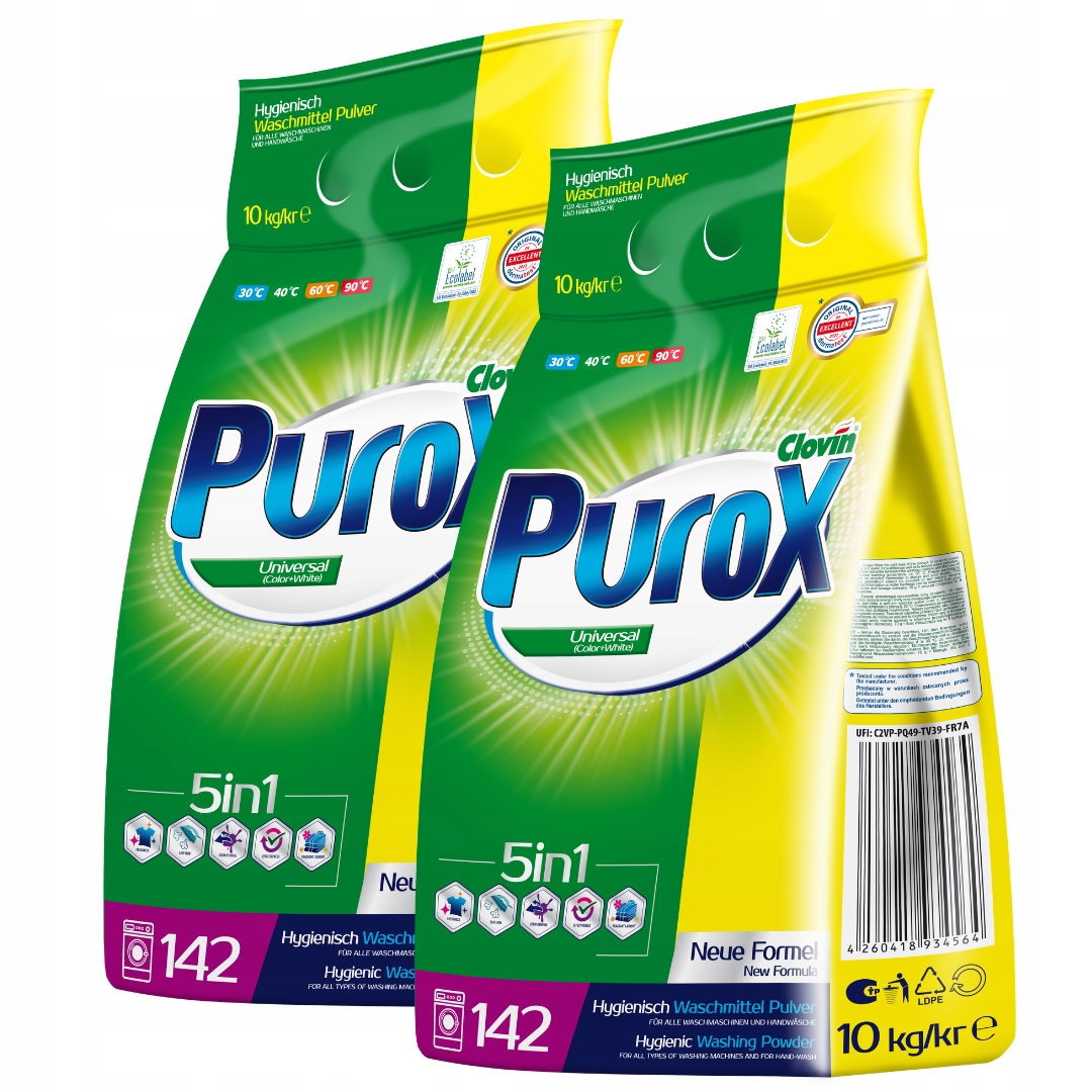 Purox Uniwersal Niemiecki Proszek 2 x 10KG 240p