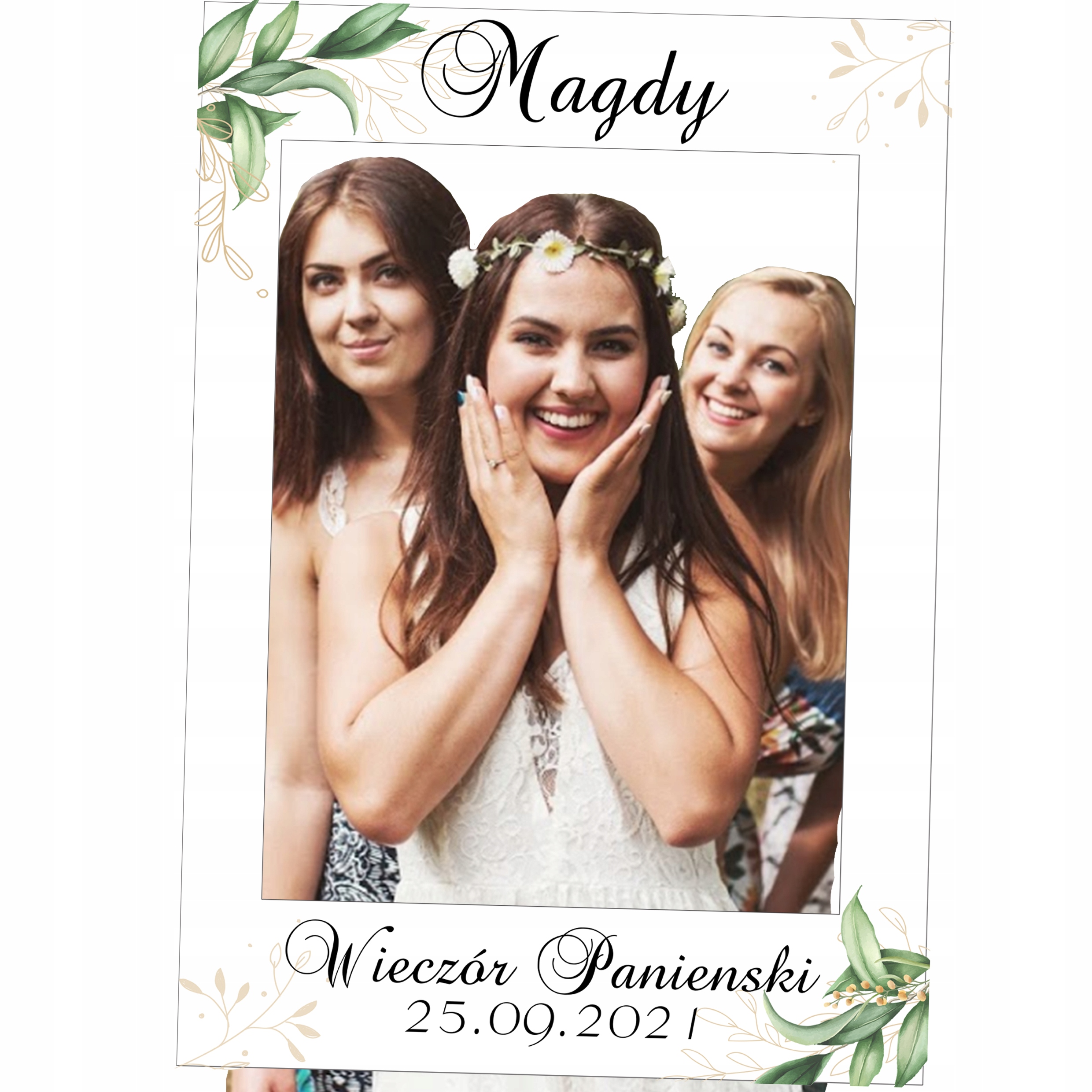 

Ramka foto budka Personalizowana do zdjęć Y3