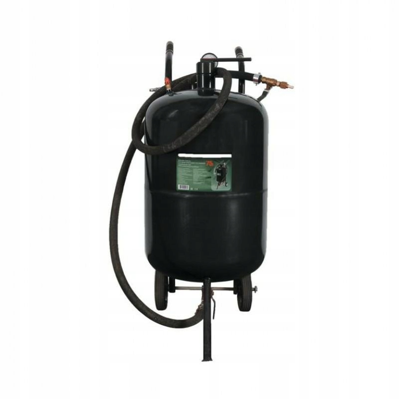 Piaskarka mobilna syfonowa zbiornik pistolet do piaskowania 75l 170-710l/mi