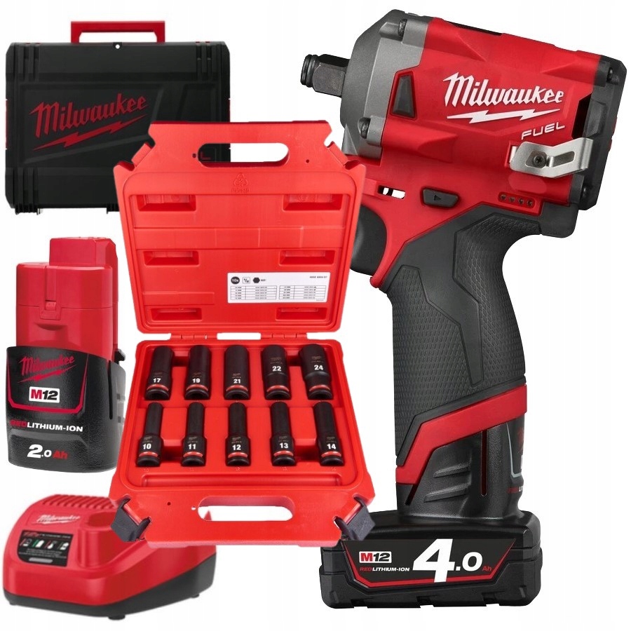 

Klucz Udarowy Milwaukee 1/2 339Nm M12 FIWF12-422X