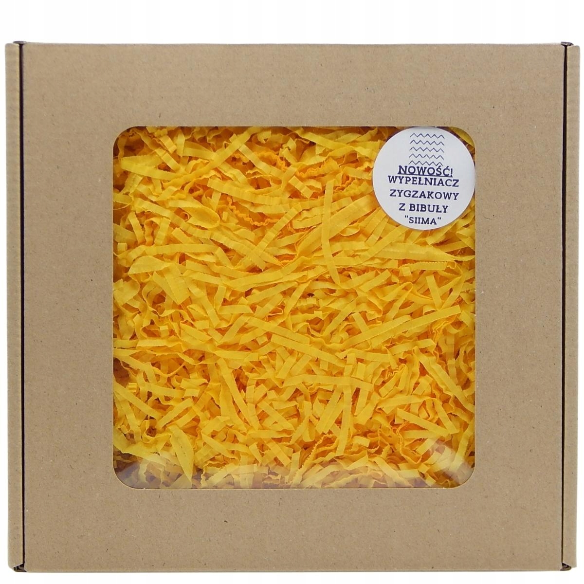 Wypełniacz Dekoracyjny Z Bibuły Ciemno Żółty 50g
