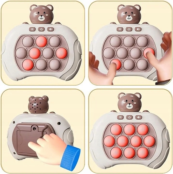 GRA ZRĘCZNOŚCIOWA POP IT ANTYSTRESOWA ELEKTRYCZNA Model MIŚ