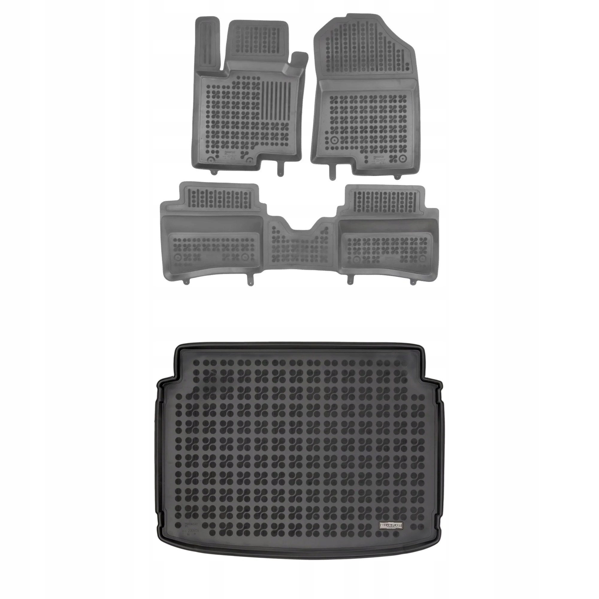 Gumová sada kobercov a rohoží Hyundai Bayon od roku 2021