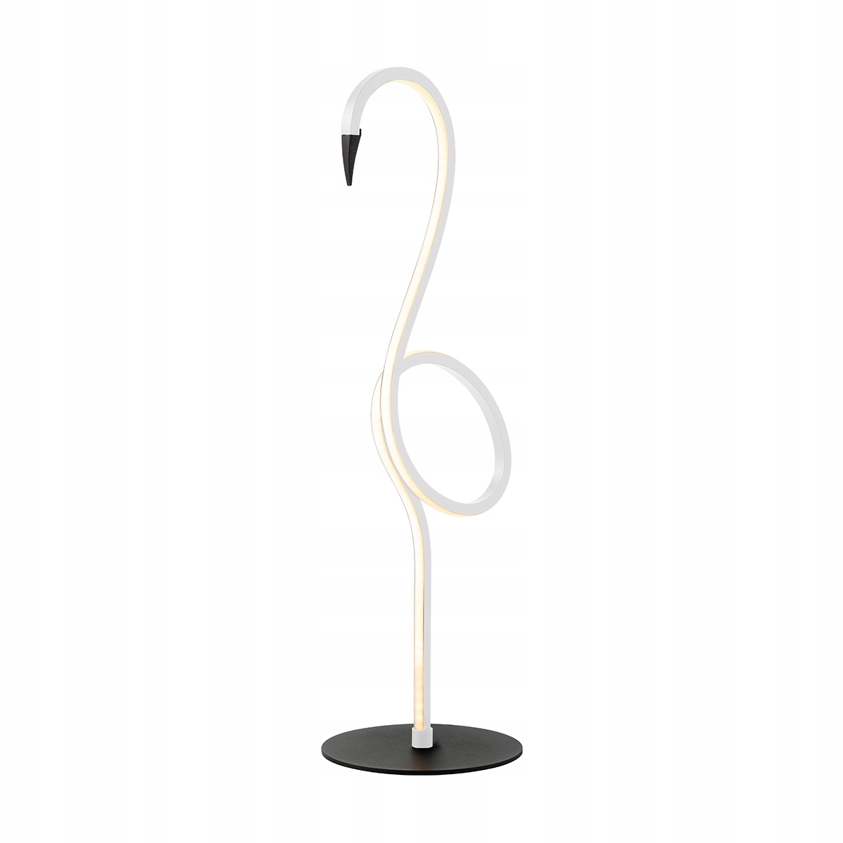 noční Led stolní lampa moderní bílá plameňák 50 cm do ložnice Elstead