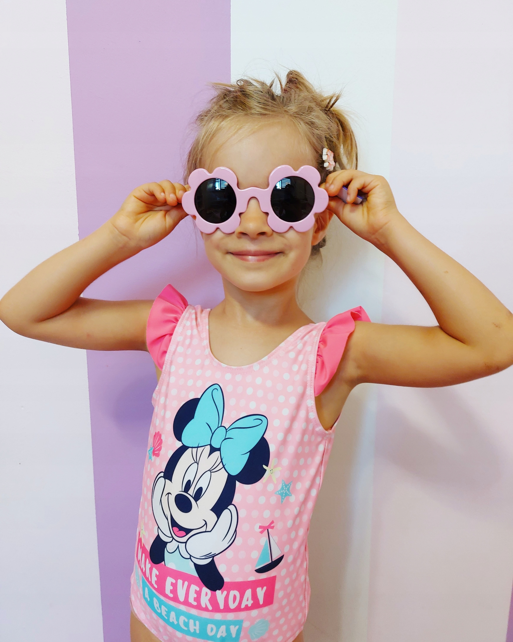 OKULARY PRZECIWSŁONECZNE DZIECIĘCE KWIATKI Z POLARYZACJĄ I FILTREM UV400 Model LALA